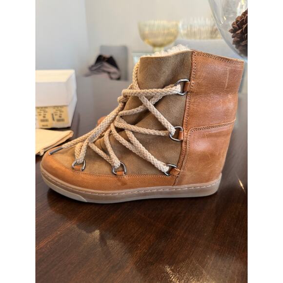 Isabel Marat nowles shearling-lined snow boots $810 Size 38 Box and Dust Bags - Picture 5 of 8